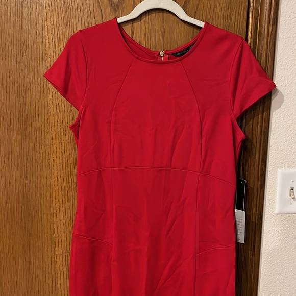 Felicity & Coco by Nordstrom red fitted back zipper dress size extra large - Picture 5 of 14